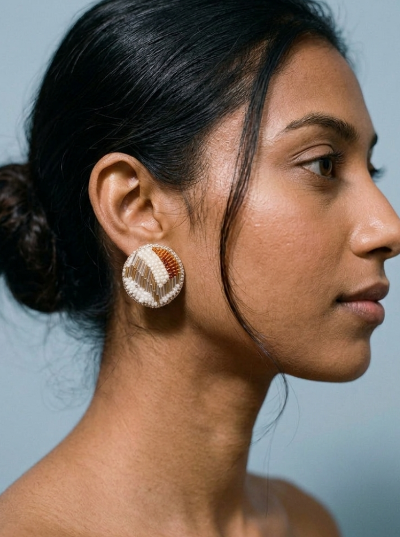 Nest Beaded Studs